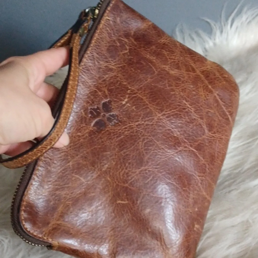 Patricia Nash Leather Wristlet
